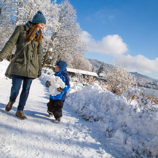 Spaß im Schnee