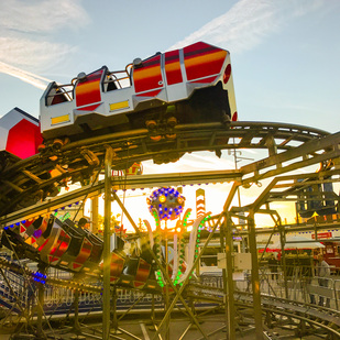 Achterbahn Gaudepark