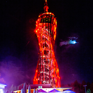 Aussichtsturm Nacht