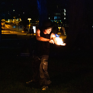 Nacht auf Flaniermeile