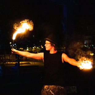 Nacht auf Flaniermeile