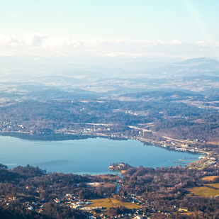 Überflug am Wörthersee