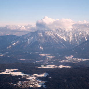 Überflug über Kärnten