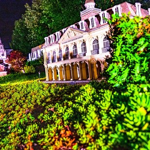 Minimundus bei Nacht