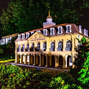 Minimundus bei Nacht