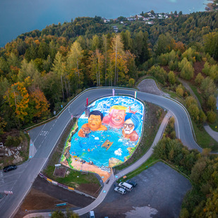 3D Kunstwerk am Pyramidenkogel