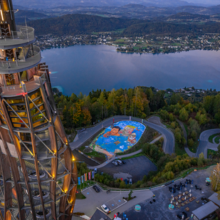 3D Kunstwerk am Pyramidenkogel