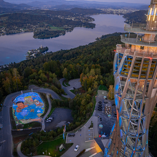 3D Kunstwerk am Pyramidenkogel