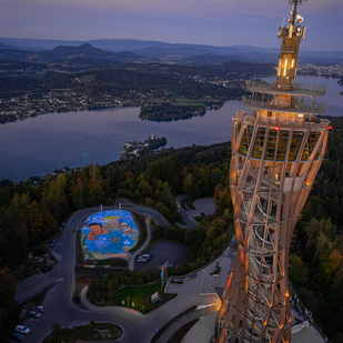 3D Kunstwerk am Pyramidenkogel