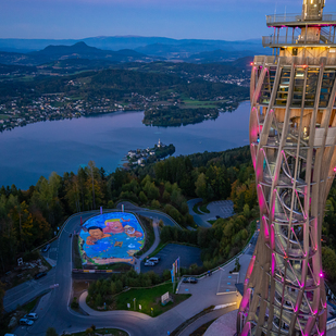 3D Kunstwerk am Pyramidenkogel