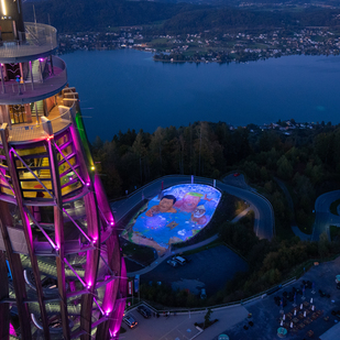 3D Kunstwerk am Pyramidenkogel