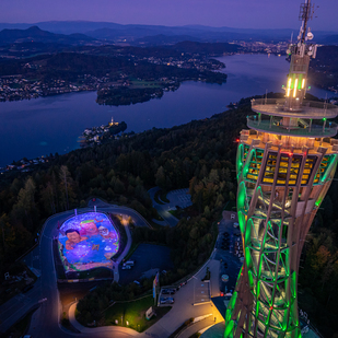 3D Kunstwerk am Pyramidenkogel