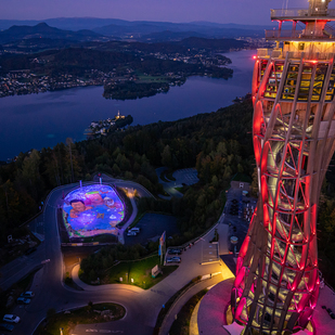 3D Kunstwerk am Pyramidenkogel