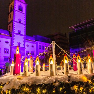 Adventkranz Domplatz