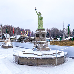 Minimundus im Winter