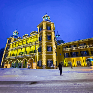 Velden im Schnee