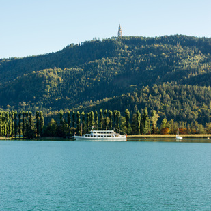 Schiff vor Pörtschach