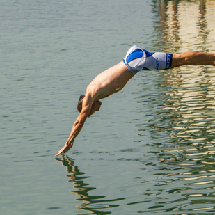 Schwimmen am See