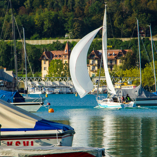 Segelboot vor Loretto