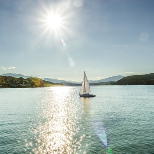 Segelschiff am Wörthersee