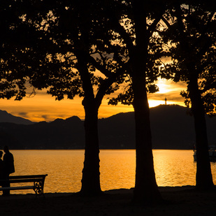 Sonnenuntergang See