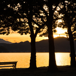 Sonnenuntergang See