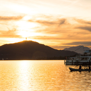 Sonnenuntergang See