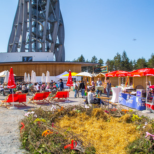 Stände am Ostermarkt