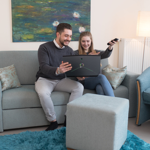 Pärchen bei TV