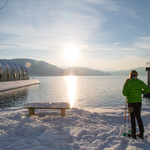 Sonnenbucht im Winter